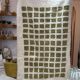 Tapis berbère beni ouarain marocain pure laine graphique contemporain blanc vert