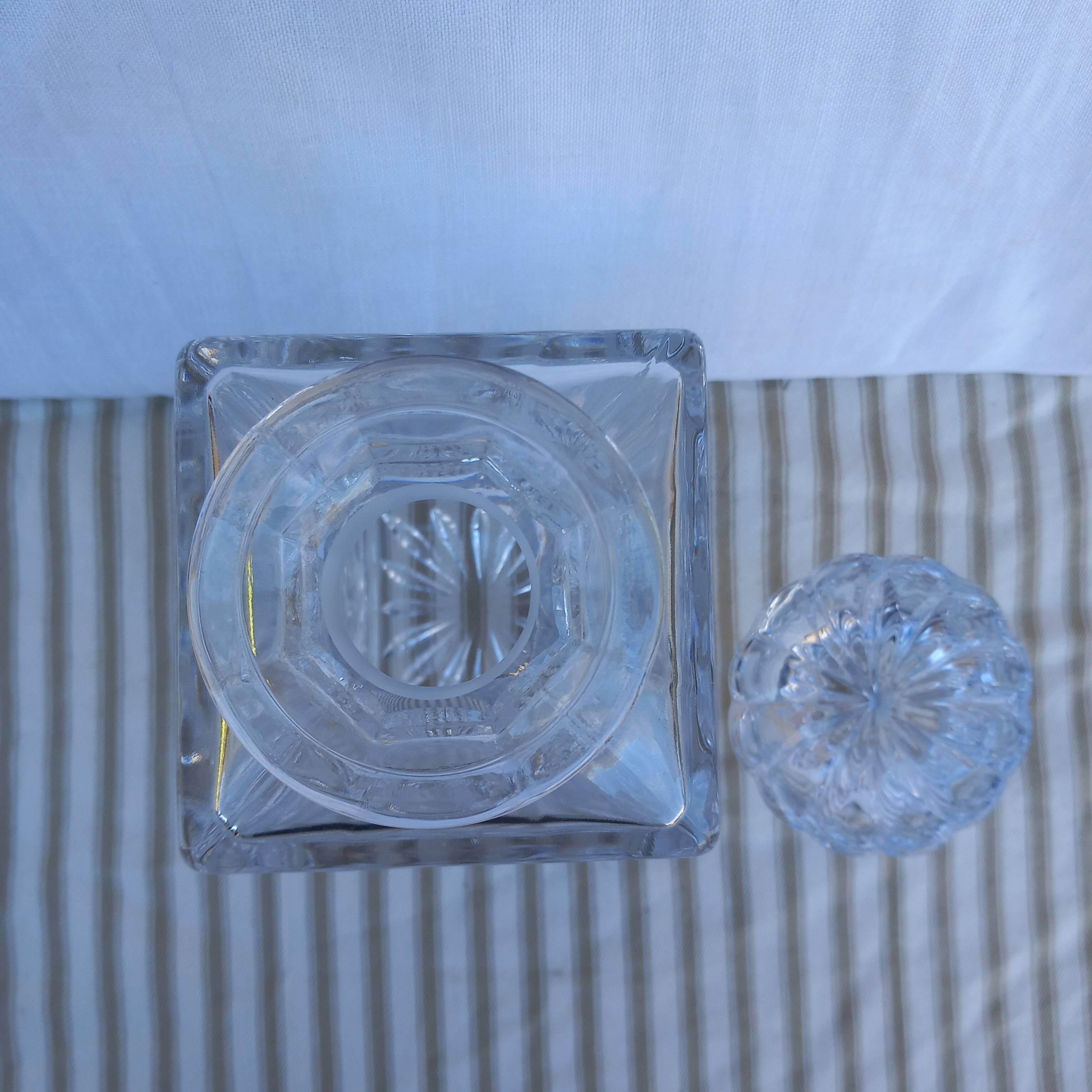 Vintage Crystal Whiskey Decanter