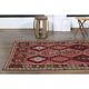 1970s Vintage Turkish Oushak Handmade Wool Cotton Pink Runner Rug 115x451