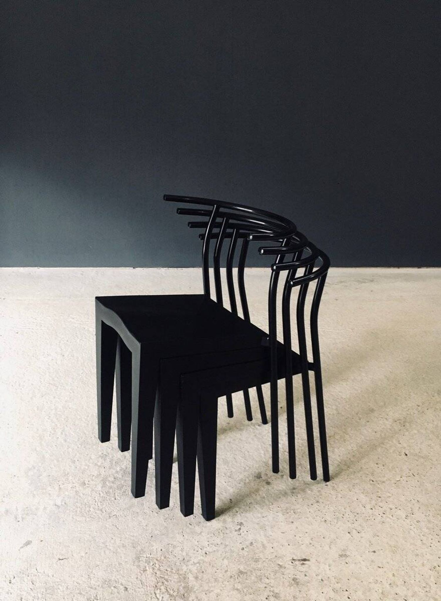 Postmodern Dr. Glob Dining Chairs by Philippe Starck for Kartell, Italy, 1980s, Set of 4