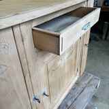 Raw wood buffet
