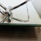 Antique French chrome-plated brass mirror tray, Art Deco style, 1920s-30s