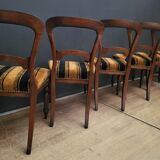 Suite set of 6 chairs signed G. Rogers