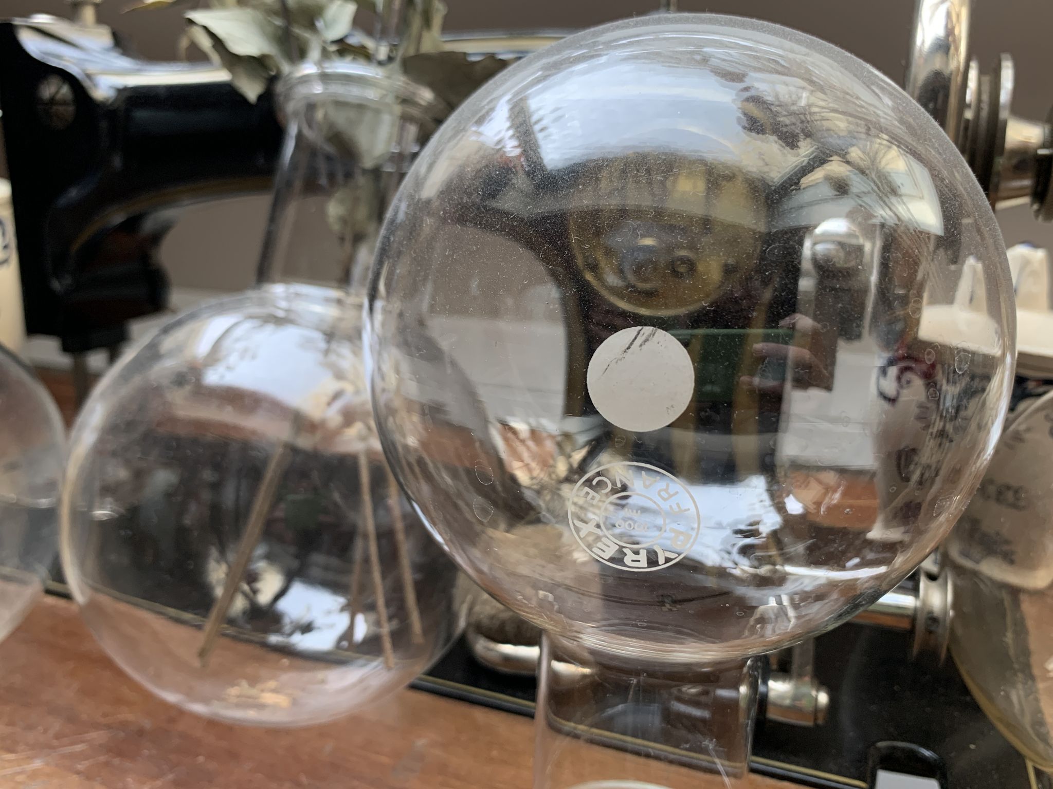 Vase vintage de laboratoire