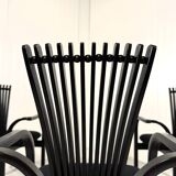 6 Totem chairs by Torstein Nilsen for Westnofa Norway
