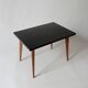 Table basse vintage design 1960 1970 en bois et formica années 60 70