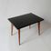 Vintage coffee table design 1960s 1970s in wood and formica from the 60s 70s.