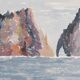 Camille combe: to starboard, bear island, original signed monotype