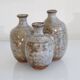 Tripod vase in glazed stoneware 1960