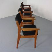 Mid-Century Danish Armchairs in Teak, 1960s, Set of 4