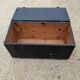 Vintage wooden travel trunk