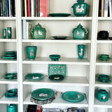 Paire de lampes en céramique Bitossi à glaçure dorée, Italie, 1970