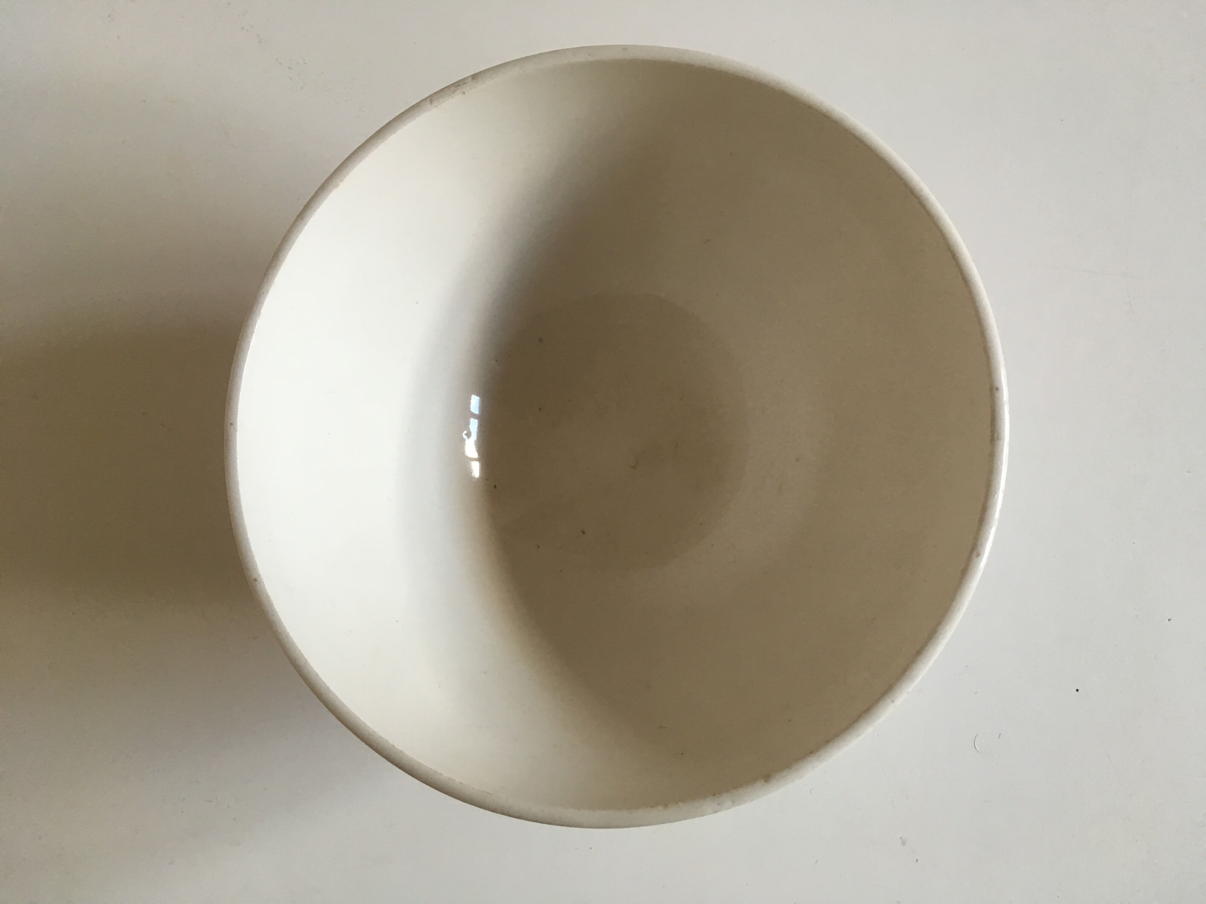 Country XL bowl in old faience blue flower décor