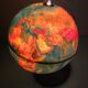 Globe in bright relief Rico Italy vintage 60s-70s