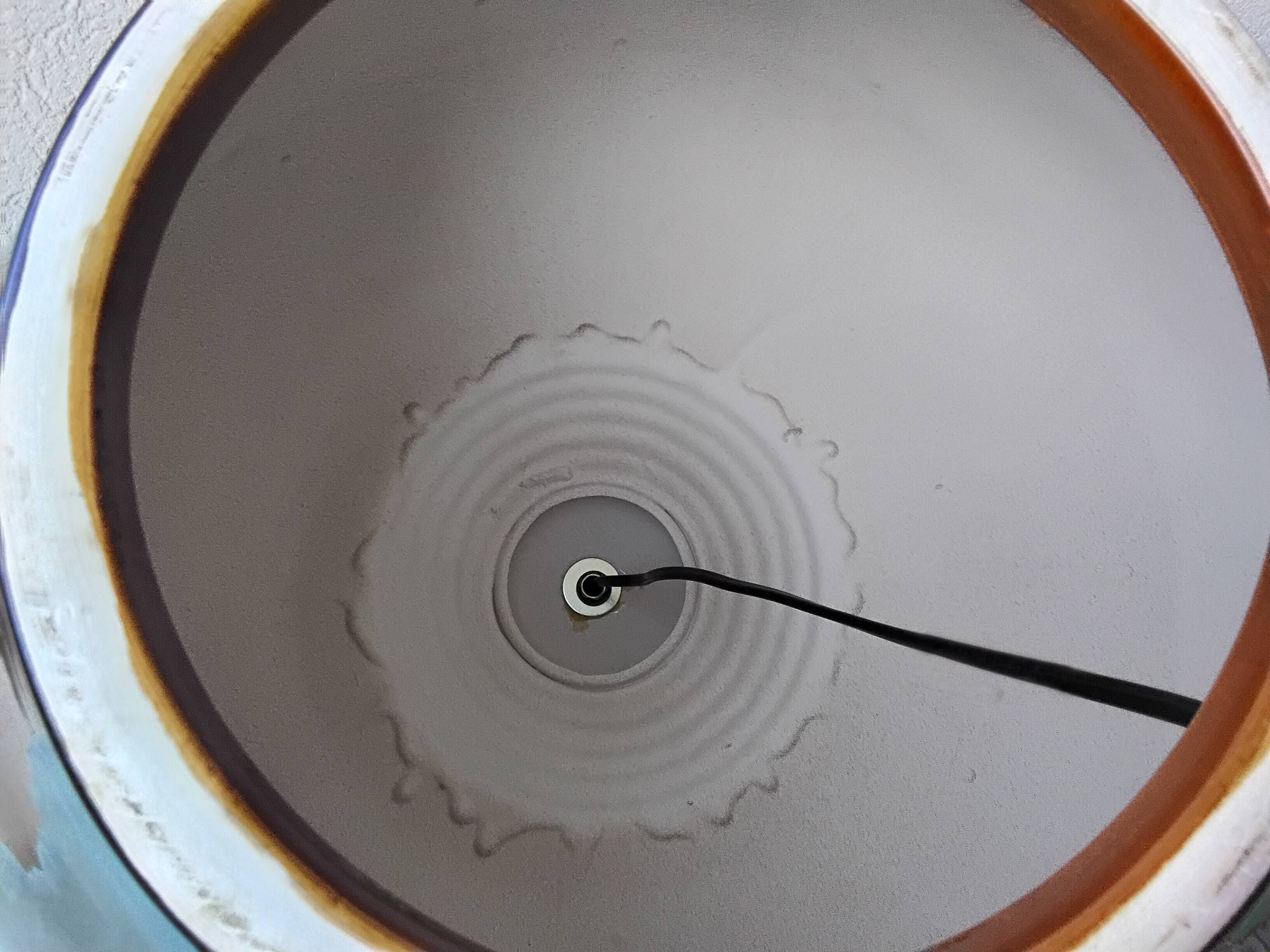 Ceramic lamp base