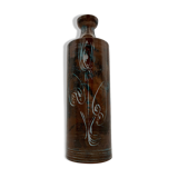 Vintage glazed terracotta ceramic, signed Yvon Roy, Ateliers Montgolfier - 1960s