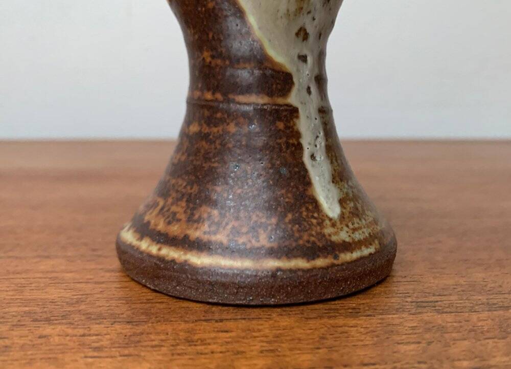 Bougeoir en céramique de studio du milieu du siècle de Visby Tjæreborg, années 1960