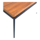Vintage coffee table, minimalist modernist design, teak, 1960s.