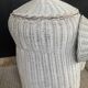 Vintage elephant laundry basket in rattan and wicker