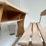 Double school desk