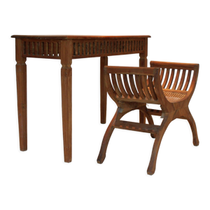 ensemble console et tabouret