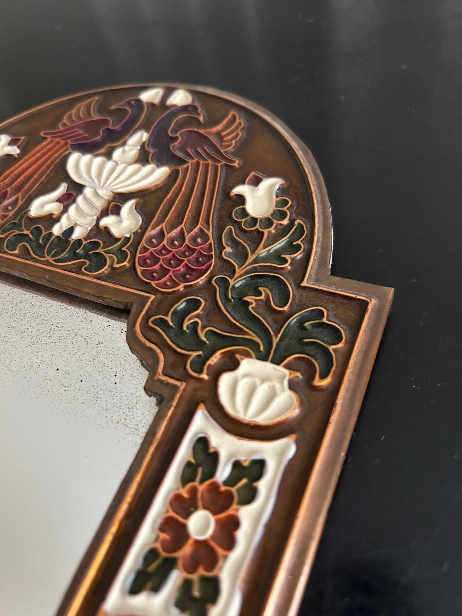 Enameled mirror 1970