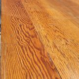 Pine farmhouse table ● Honey patina & Zebra grain
