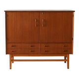 Scandinavian teak highboard