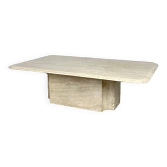 Vintage travertine coffee table