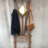 Bamboo coat rack