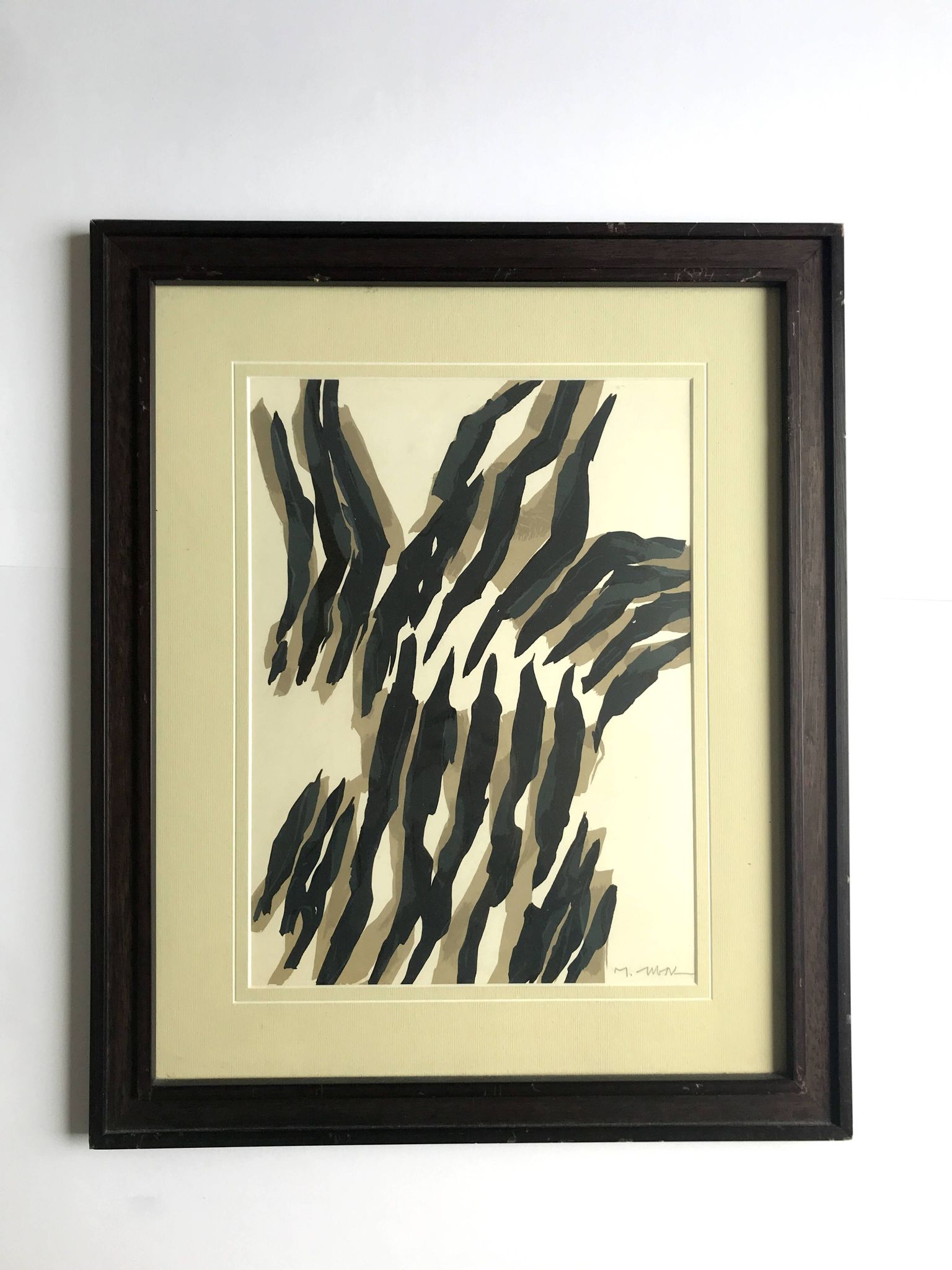 Raoul ubac, torses élémentaires, 1964. lithographie originale
