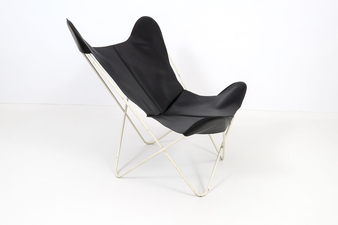 Butterfly chair design jorge ferrari-hardoy, 50/60s