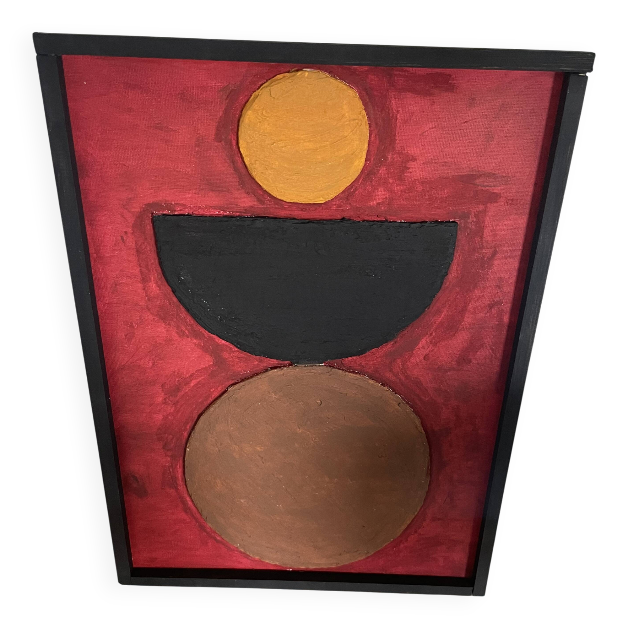 Contemporary relief artwork
