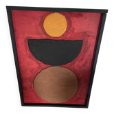 Contemporary relief artwork