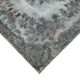 Hand-knotted carved anatolian 1980s 200 cm x 320 cm grey carpet