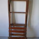 Old wooden folding chair