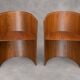 Pair of KANU 296 armchairs – Konstantin Grcic for Cassina – Walnut