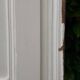 Pair of 19th-century cupboard doors and their frame (1st), woodwork