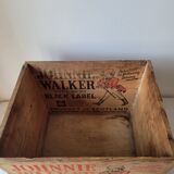 Johnnie Walker wooden crate