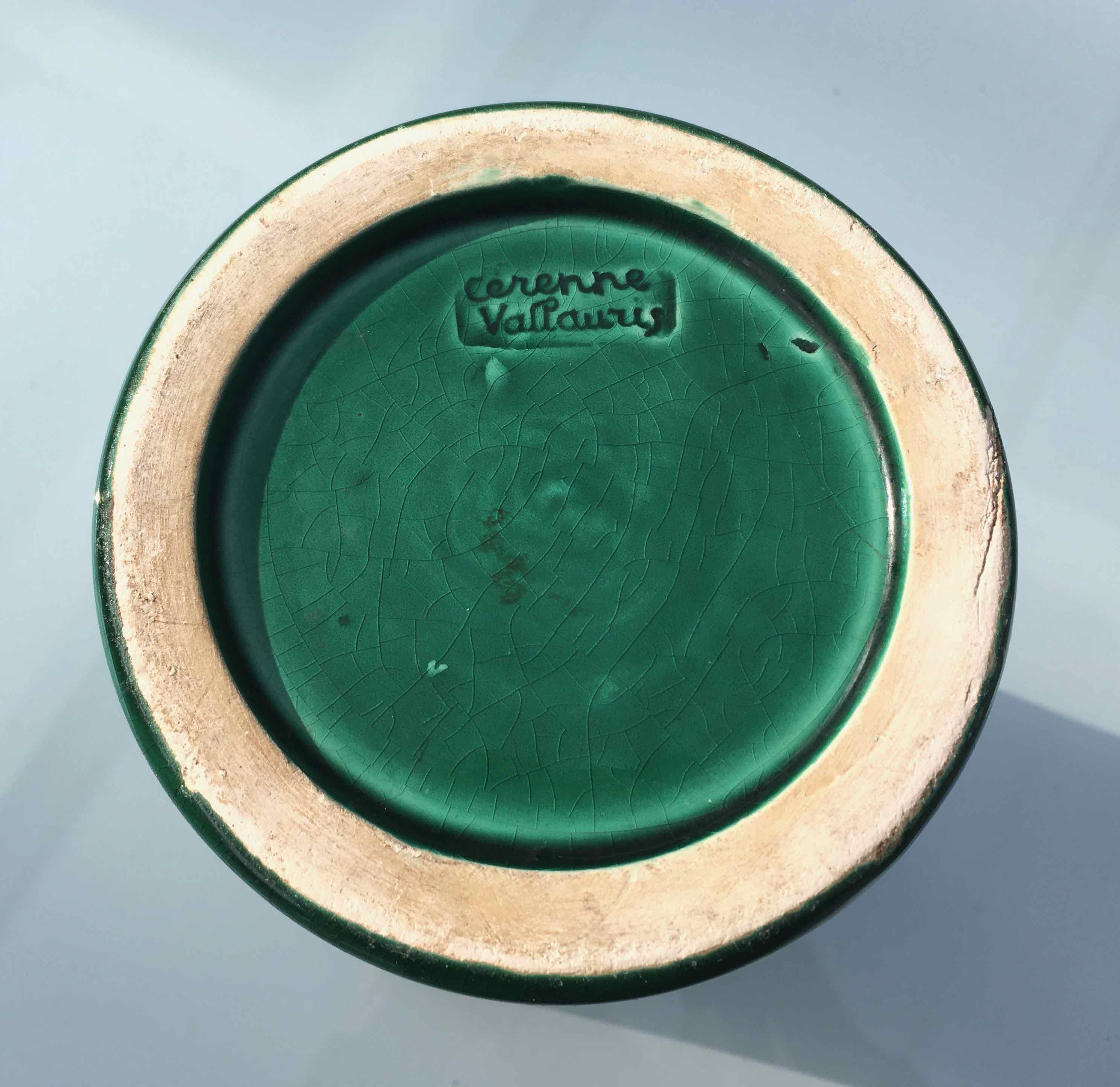 Ceramic vase Cerenne Vallauris