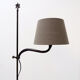 Lampadaire réglable en fer forgé, lampe de lecture