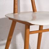 Vintage white chairs (circa 1960). 3-piece set #1