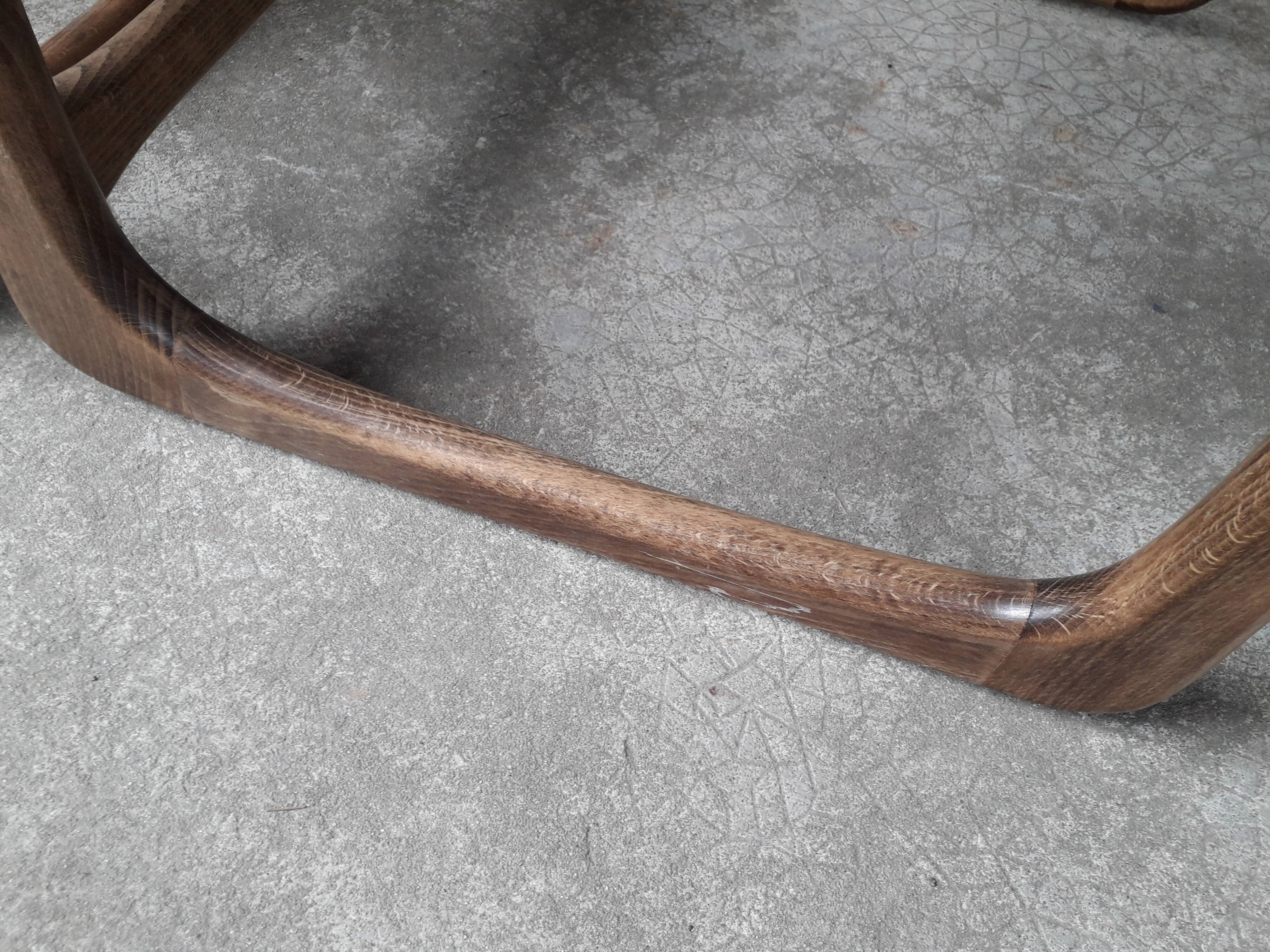 Baumann sled chairs, set of four