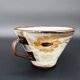 Pair of vintage 70s stoneware cups – matcha or coffee