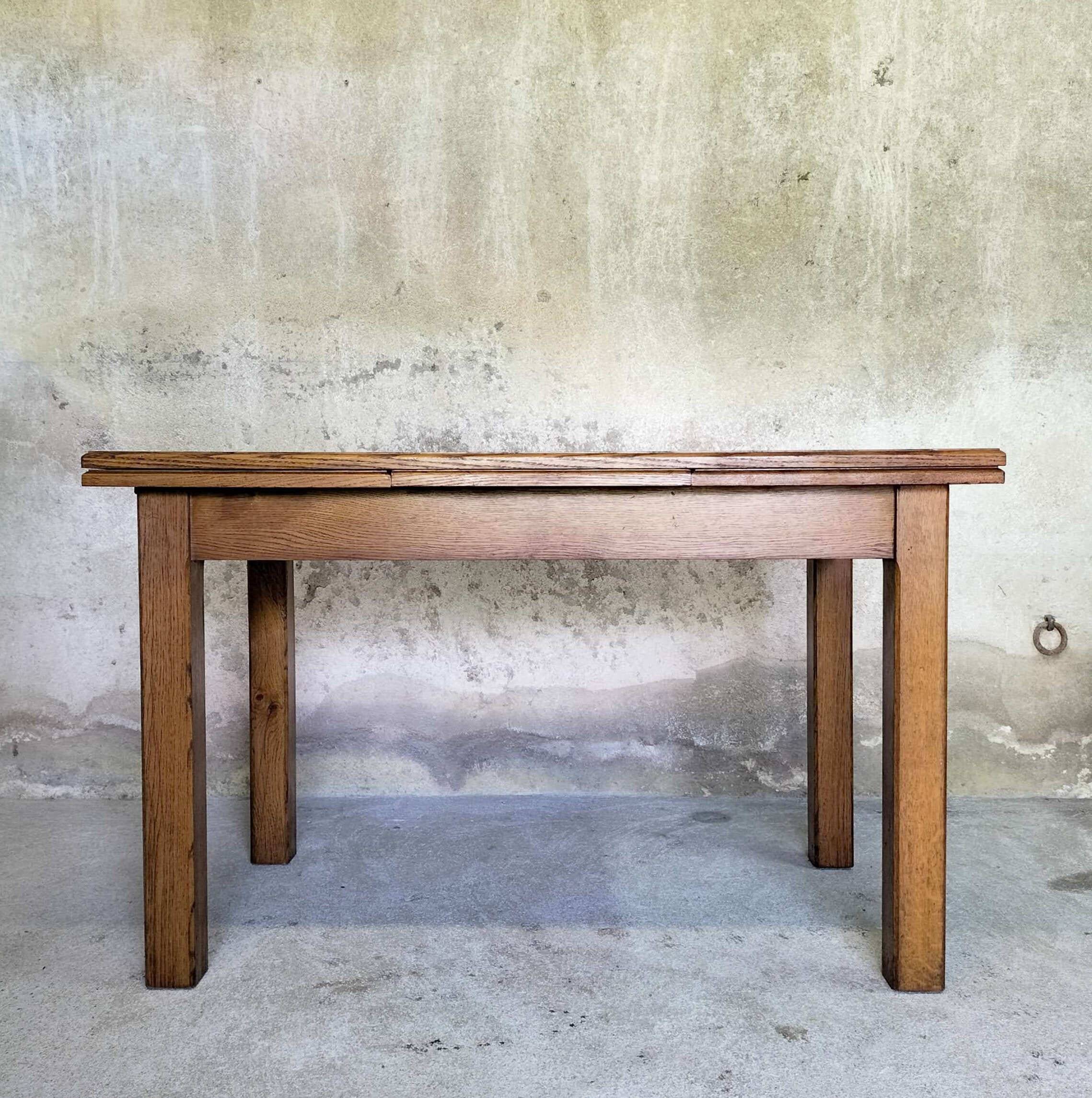 Farmhouse style dining table.