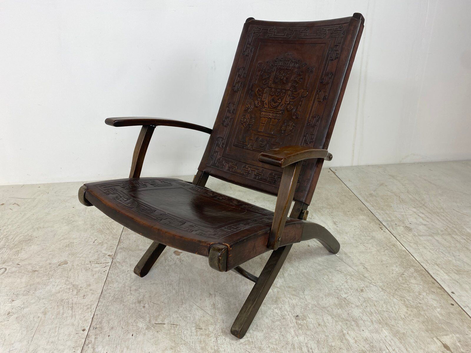 Fauteuil vintage par Angel I. Pazmino pour Muebles de Estilo 1960