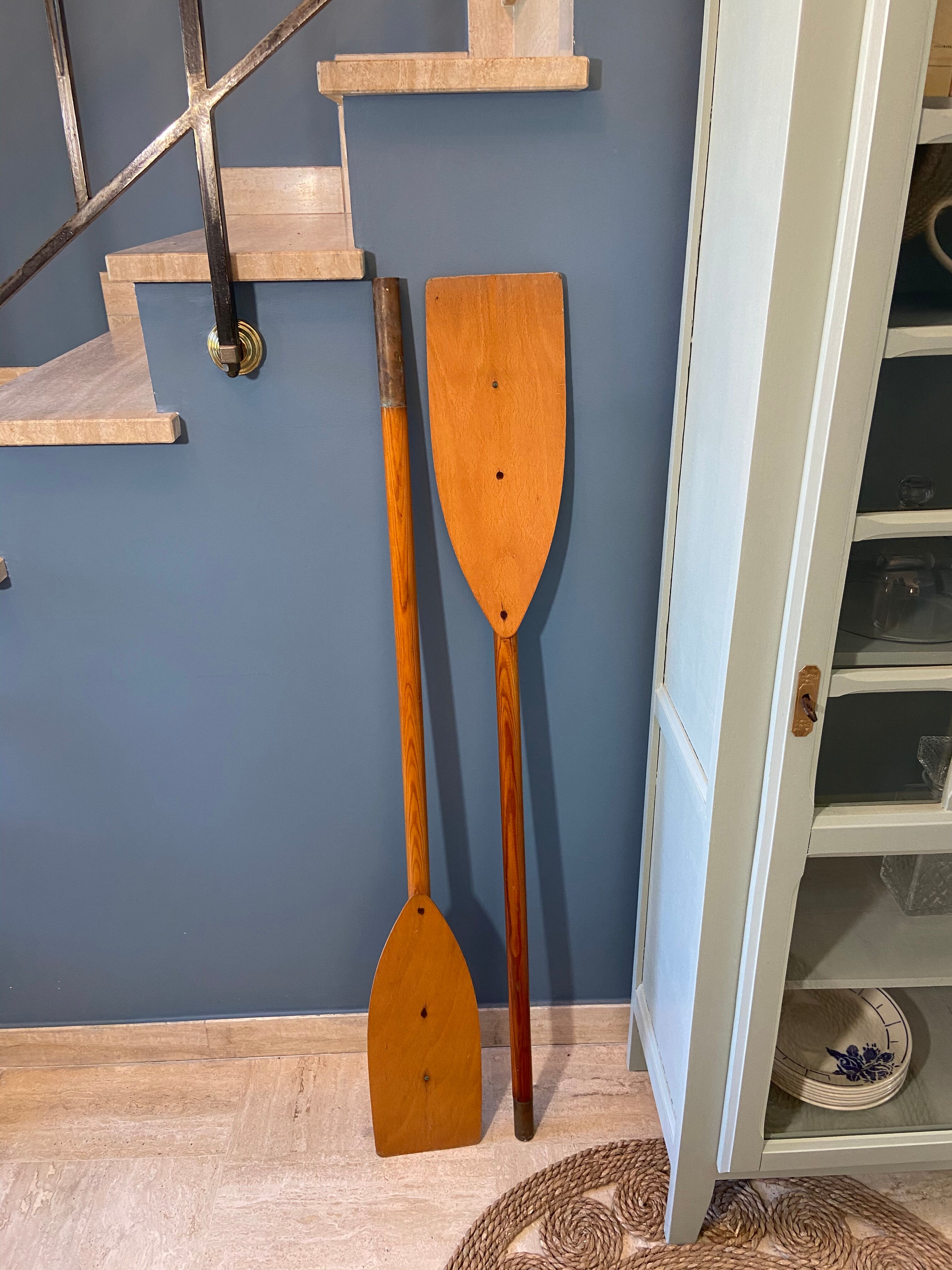 Paddle or vintage oars 1970
