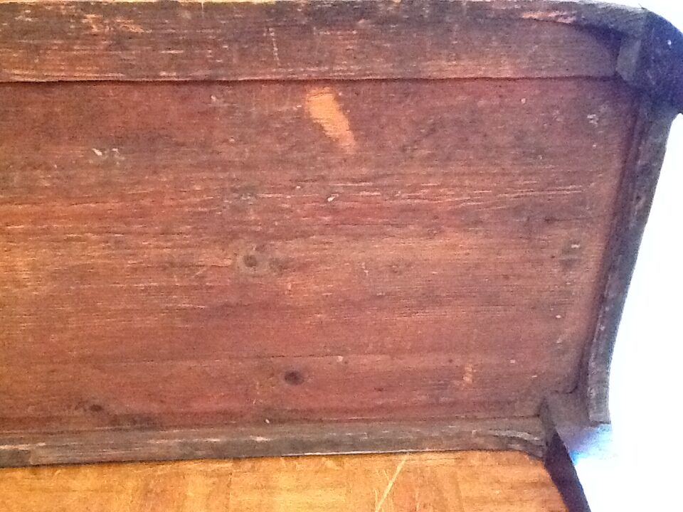 Office in slope of the period Louis XV inlaid rosewood