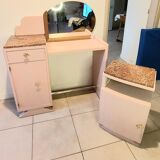Art Deco dressing table / bedside table set