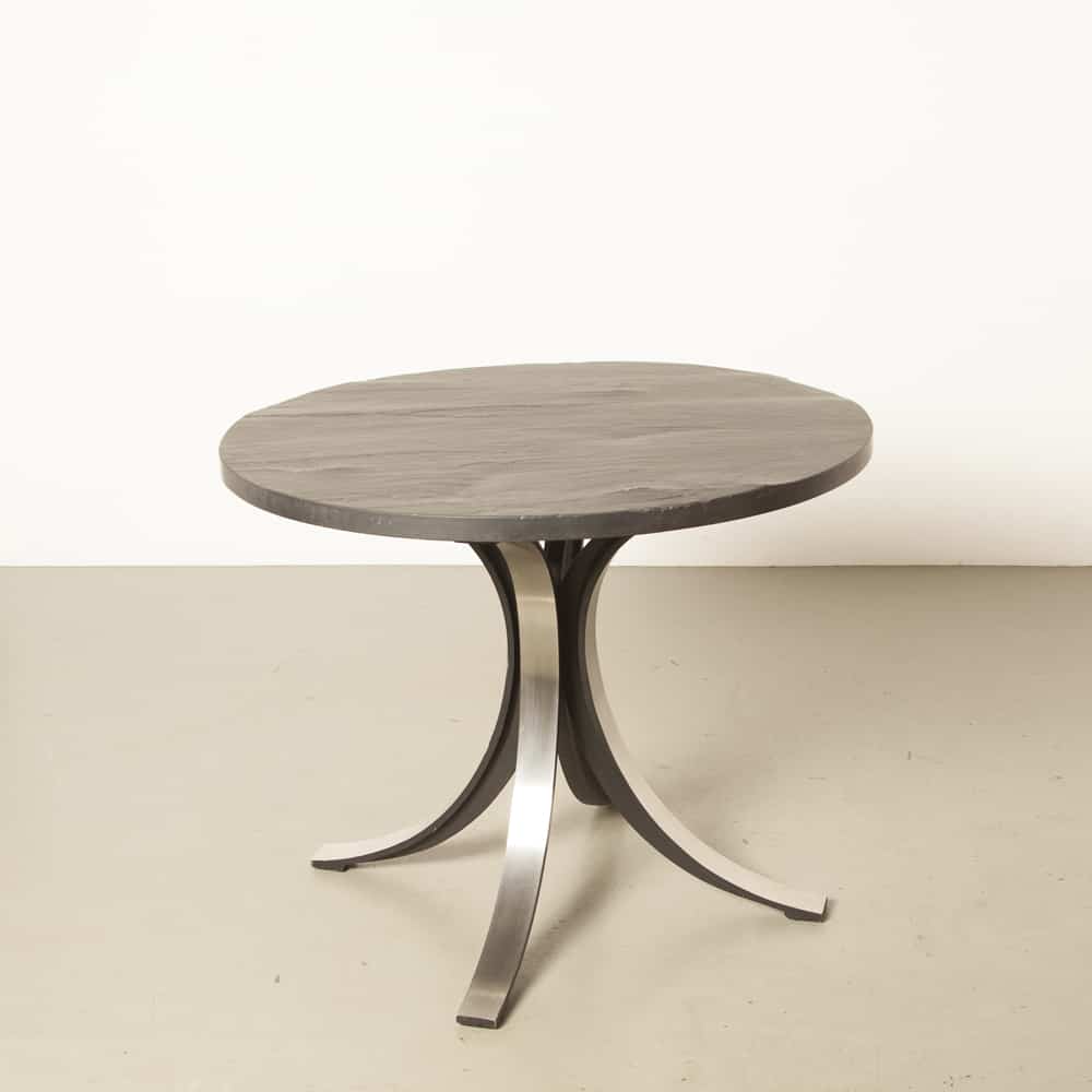 Table en ardoise T69 par Osvaldo Borsani
